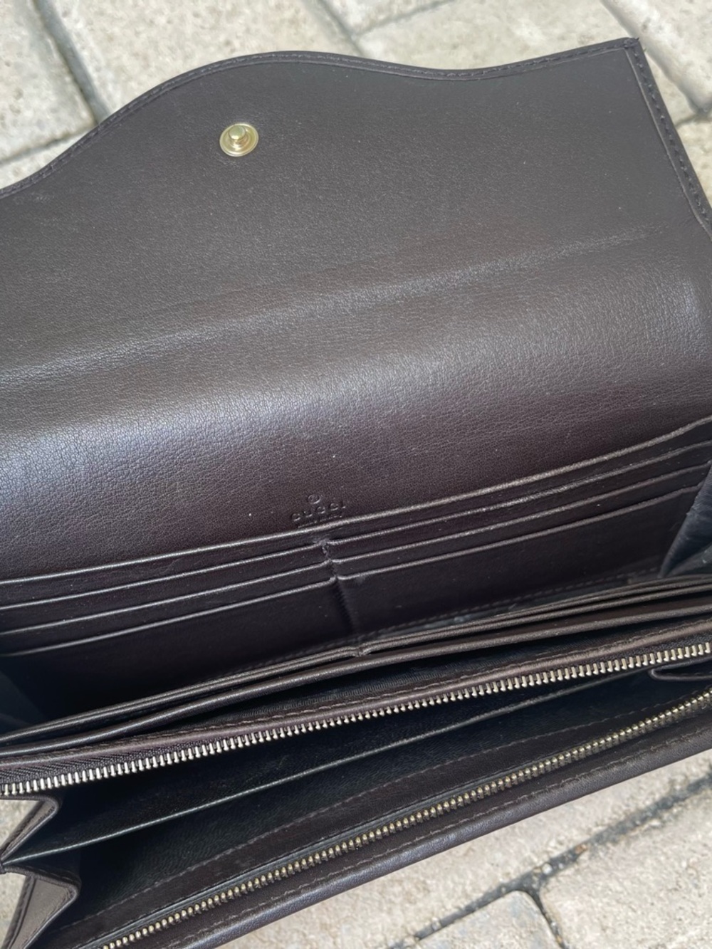 Gucci GG canvas leather long wallet - Picture 7 of 12